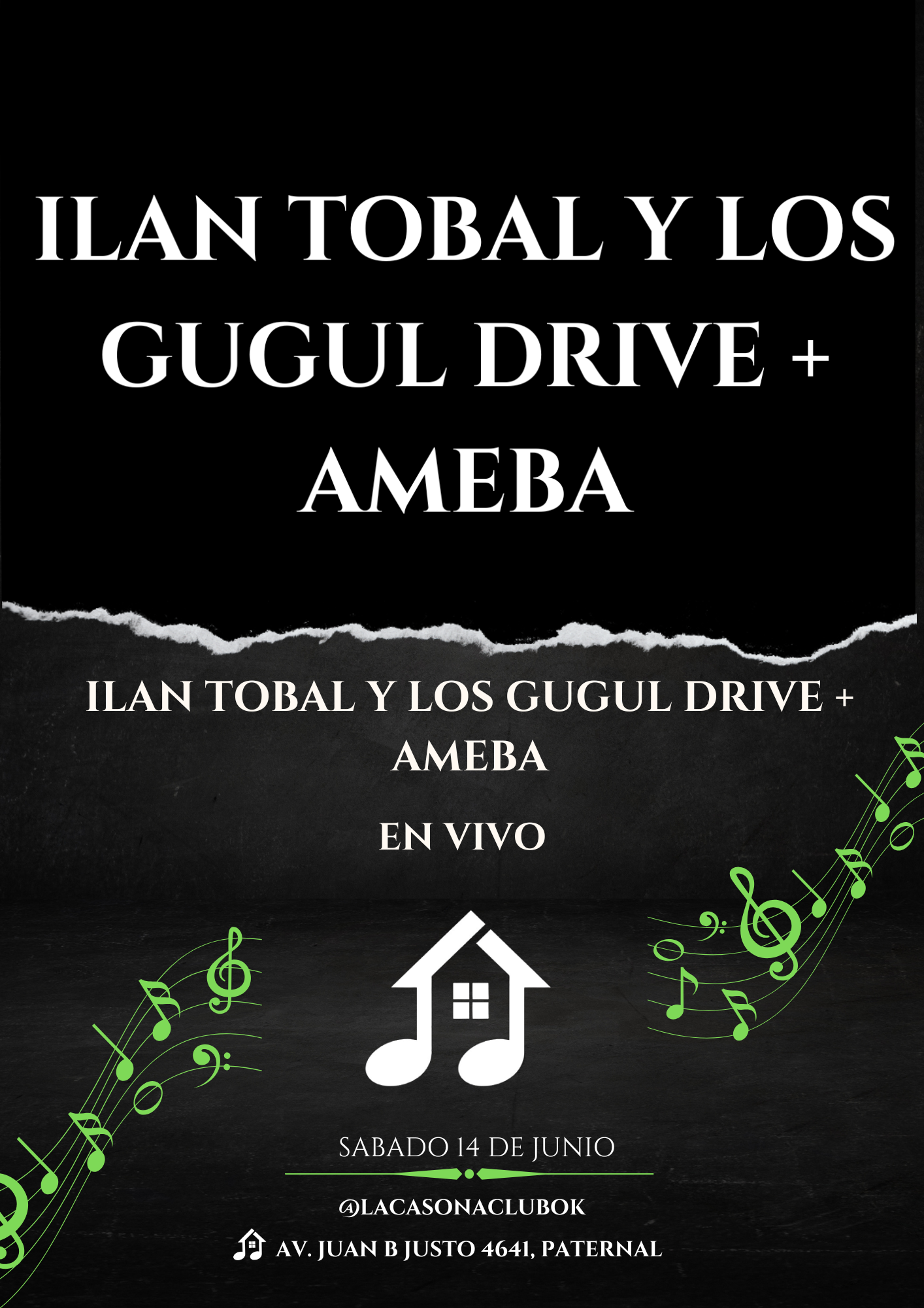 lLAN TOBAL Y LOS GUGUL DRIVE + AMEBA EN VIVO| SABADO 14 DE JUNIO