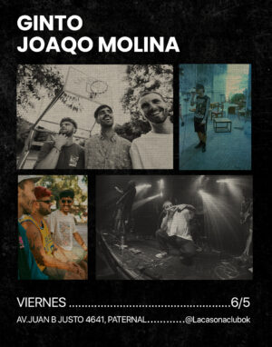 JOAQO MOLINA + GINTO EN VIVO | VIERNES 6 DE JUNIO