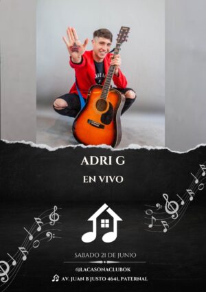 ADRI G | EN VIVO | SABADO 21 DE JUNIO