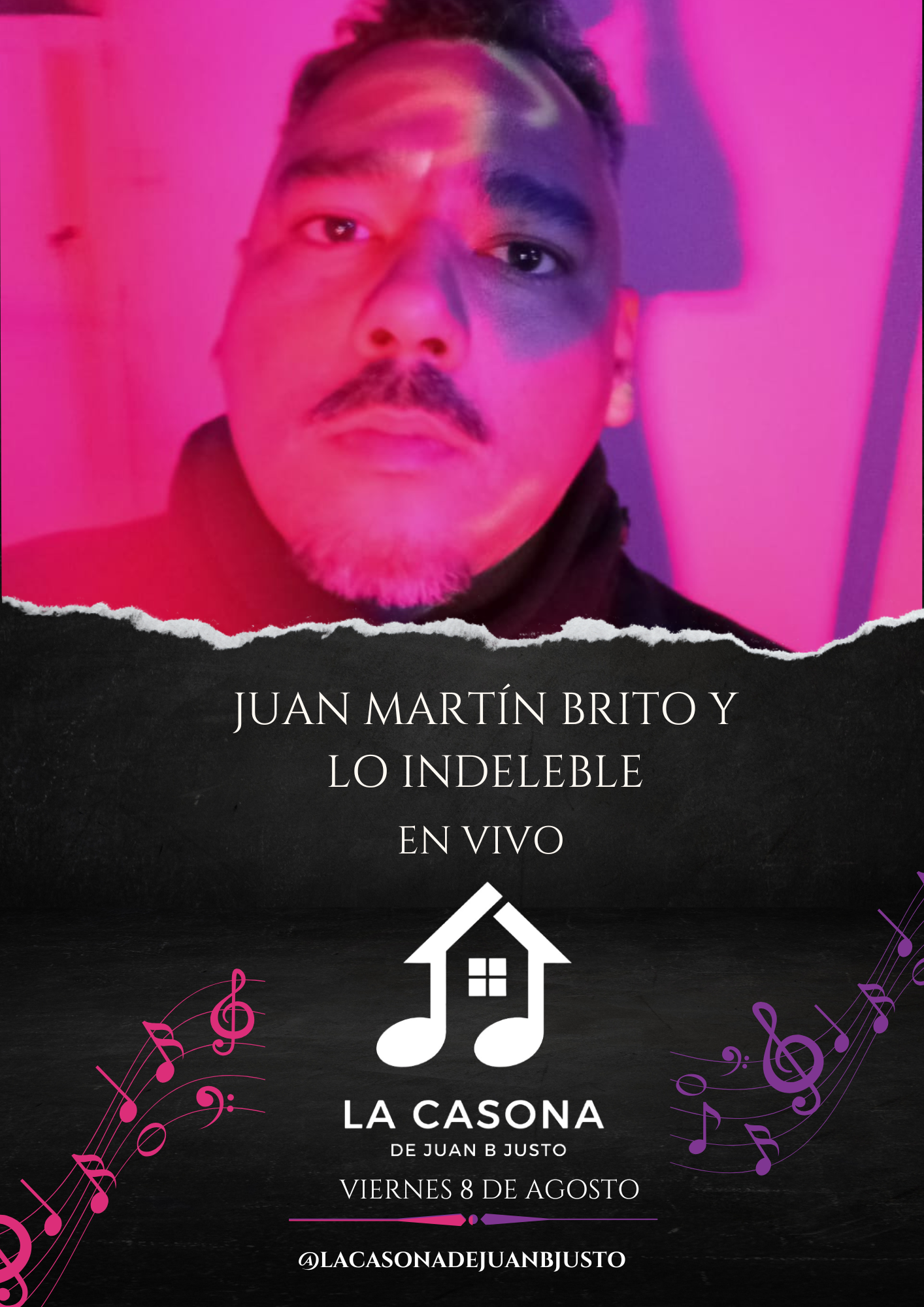 UAN MARTIN BRITO Y LO INDELEBLE | EN VIVO | VIERNES 8 DE AGOSTO