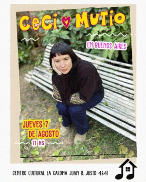 CECI MUTIO | SHOW ACUSTICO EN VIVO | JUEVES 7 DE AGOSTO
