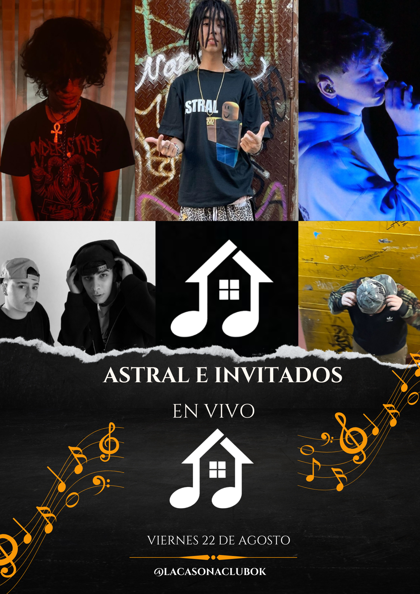 ASTRAL E INVITADOS | EN VIVO| VIERNES 22 DE AGOSTO