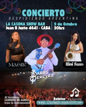 CONCIERTO - Despidiendo Argentina