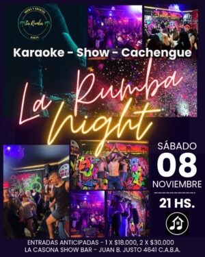 LA RUMBA NIGHT 08 de Noviembre