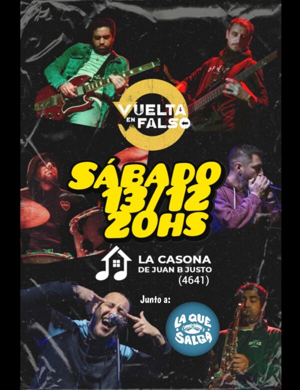 VUELTA EN FALSO | EN VIVO | SABADO 13 DE DICIEMBRE (copia)