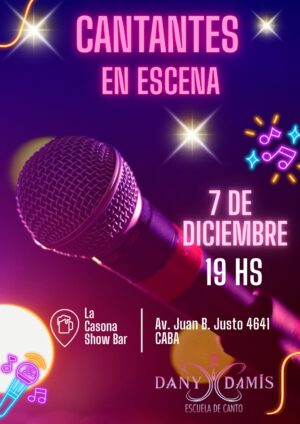 DANY DAMIS ESCUELA DE CANTO - 7 DE DICIEMBRE